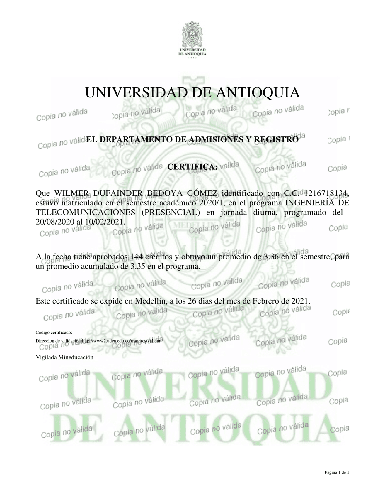 Ingeniería de Telecomunicaiones